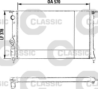 Valeo 230551 - Радиатор, охлаждение двигателя autodnr.net