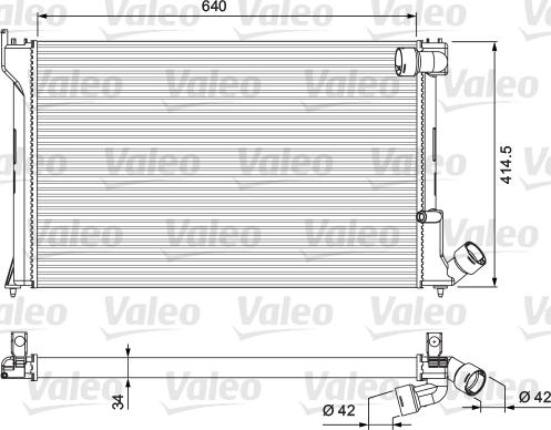 Valeo 231289 - Радіатор, охолодження двигуна autocars.com.ua