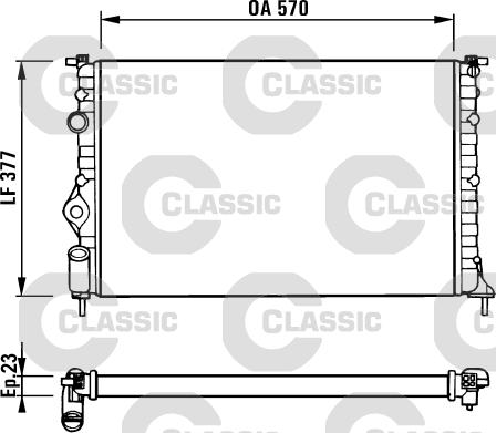 Valeo 231379 - Радіатор, охолодження двигуна autocars.com.ua