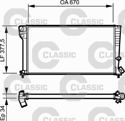 Valeo 231743 - Радиатор, охлаждение двигателя autodnr.net