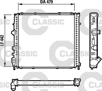 Valeo 231910 - Радіатор, охолодження двигуна autocars.com.ua