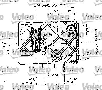 Valeo 245622 - Реле, система розжарювання autocars.com.ua