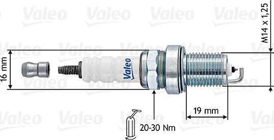 VALEO 246917 - Свічка запалювання autocars.com.ua