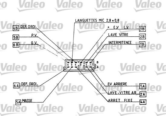 VALEO 251266 - Выключатель на рулевой колонке avtokuzovplus.com.ua