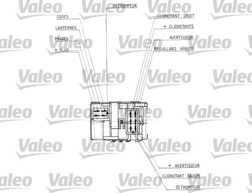 Valeo 251430 - Вимикач на рульовій колонці autocars.com.ua