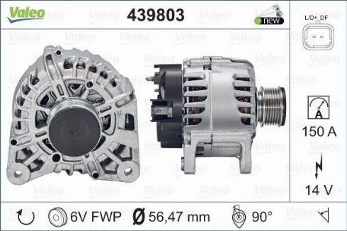 Valeo 2542749 - Генератор avtokuzovplus.com.ua