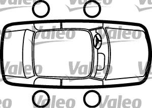 Valeo 256364 - Актуатор, регулировочный элемент, центральный замок autodnr.net