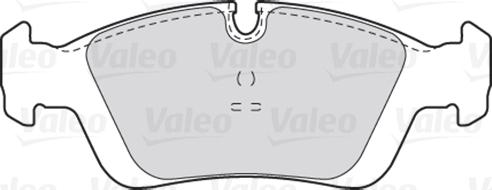Valeo 301018 - Гальмівні колодки, дискові гальма autocars.com.ua