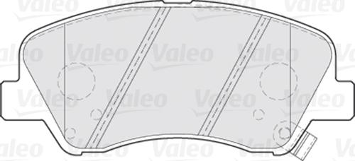 Valeo 670300 - Тормозные колодки, дисковые, комплект autodnr.net
