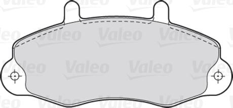 Valeo 301036 - Тормозные колодки, дисковые, комплект avtokuzovplus.com.ua