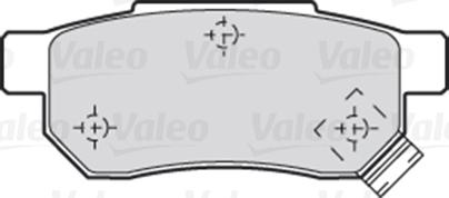Valeo 301053 - Гальмівні колодки, дискові гальма autocars.com.ua