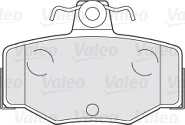 Valeo 301057 - Тормозные колодки, дисковые, комплект autodnr.net