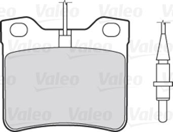 Valeo 301062 - Гальмівні колодки, дискові гальма autocars.com.ua