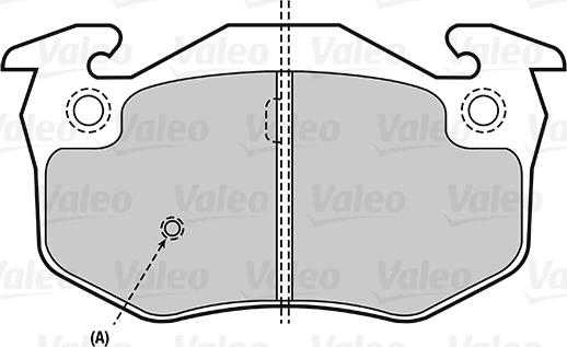 Valeo 301080 - Гальмівні колодки, дискові гальма autocars.com.ua