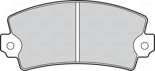 Valeo 301085 - Тормозные колодки, дисковые, комплект autodnr.net