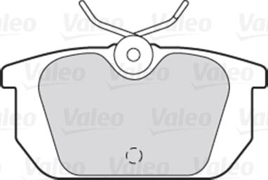 Valeo 301142 - Тормозные колодки, дисковые, комплект autodnr.net