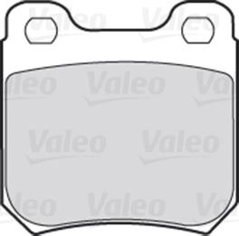 Valeo 301183 - Гальмівні колодки, дискові гальма autocars.com.ua