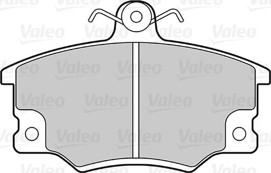 Valeo 301219 - Тормозные колодки, дисковые, комплект autodnr.net