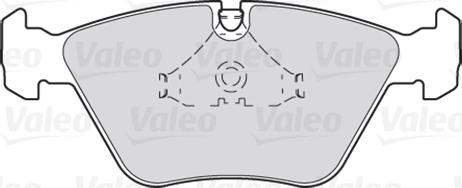 Valeo 301231 - Тормозные колодки, дисковые, комплект autodnr.net