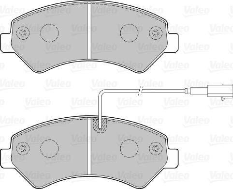 Valeo 301276 - Тормозные колодки, дисковые, комплект avtokuzovplus.com.ua