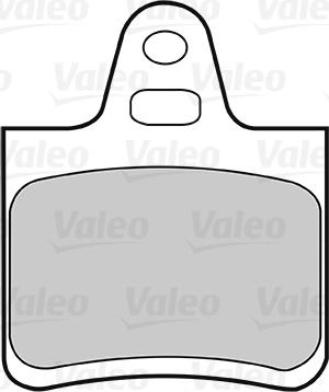Valeo 301292 - Гальмівні колодки, дискові гальма autocars.com.ua