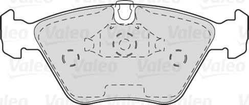 Valeo 301310 - Колодки торм. пер BMW autodnr.net
