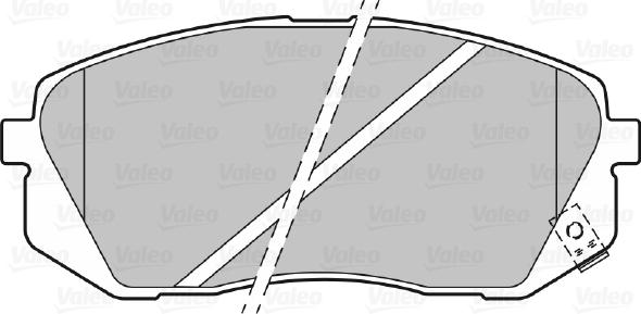 Valeo 301324 - Тормозные колодки, дисковые, комплект autodnr.net