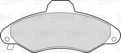 Valeo 301399 - Тормозные колодки, дисковые, комплект autodnr.net