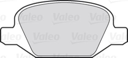 Valeo 301407 - Гальмівні колодки, дискові гальма autocars.com.ua