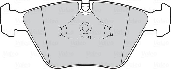 Valeo 301409 - Тормозные колодки, дисковые, комплект autodnr.net