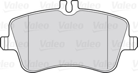 Valeo 301448 - Тормозные колодки, дисковые, комплект avtokuzovplus.com.ua