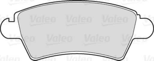 Valeo 301462 - Гальмівні колодки, дискові гальма autocars.com.ua