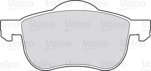 Valeo 301479 - Гальмівні колодки, дискові гальма autocars.com.ua