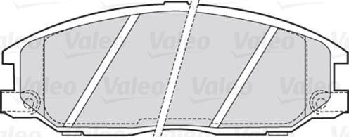 Valeo 301505 - Тормозные колодки, дисковые, комплект autodnr.net