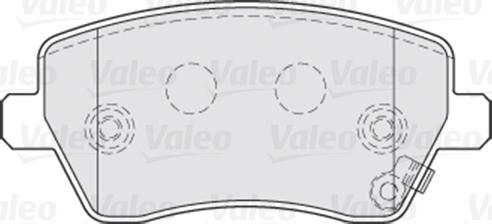 Valeo 301641 - Тормозные колодки, дисковые, комплект autodnr.net