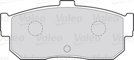 Valeo 301668 - Тормозные колодки, дисковые, комплект avtokuzovplus.com.ua
