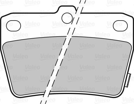 Valeo 301673 - Тормозные колодки, дисковые, комплект avtokuzovplus.com.ua