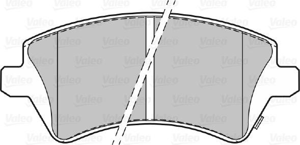 Valeo 301679 - Тормозные колодки, дисковые, комплект avtokuzovplus.com.ua