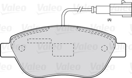 Valeo 301721 - Тормозные колодки, дисковые, комплект avtokuzovplus.com.ua