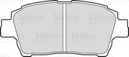 Valeo 301737 - Гальмівні колодки, дискові гальма autocars.com.ua