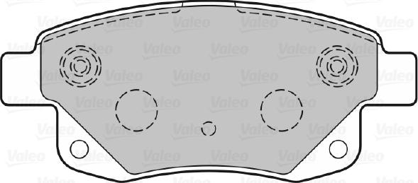 Valeo 301738 - Тормозные колодки, дисковые, комплект avtokuzovplus.com.ua