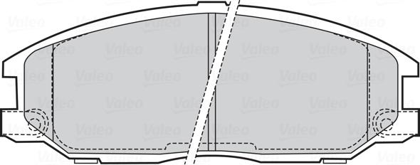 Valeo 301759 - Тормозные колодки, дисковые, комплект autodnr.net