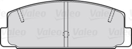 Valeo 301780 - Тормозные колодки, дисковые, комплект autodnr.net
