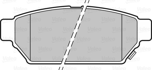 Valeo 301844 - Тормозные колодки, дисковые, комплект autodnr.net