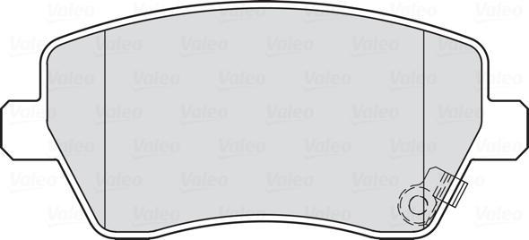 Valeo 301847 - Тормозные колодки, дисковые, комплект autodnr.net