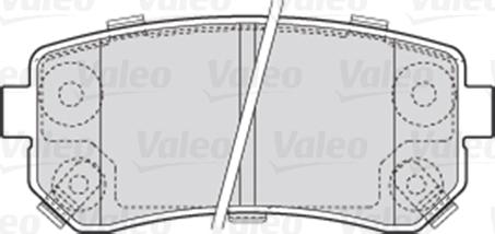 Valeo 301867 - Тормозные колодки, дисковые, комплект autodnr.net