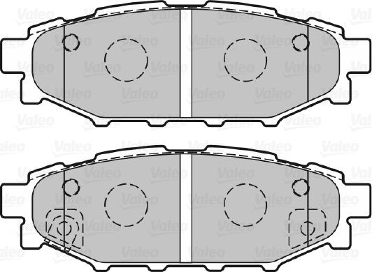 Valeo 301929 - Тормозные колодки, дисковые, комплект autodnr.net