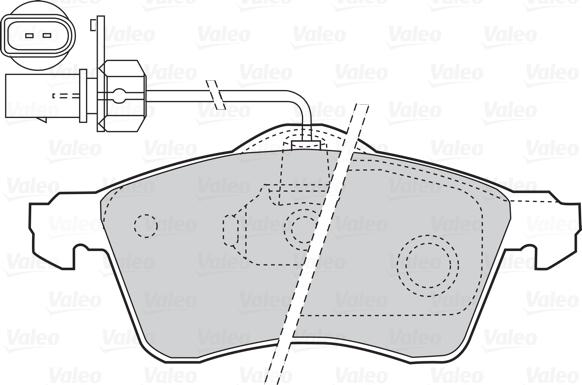 Valeo 302047 - Тормозные колодки, дисковые, комплект avtokuzovplus.com.ua