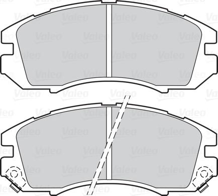 Valeo 302048 - Тормозные колодки, дисковые, комплект autodnr.net