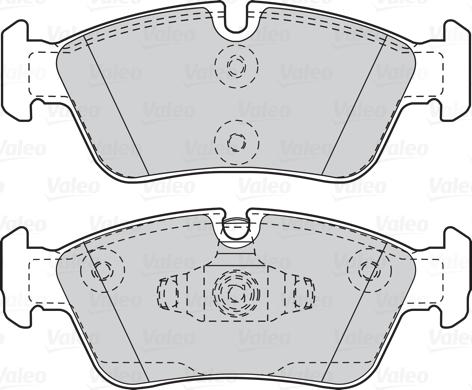 Valeo 302050 - Тормозные колодки, дисковые, комплект avtokuzovplus.com.ua